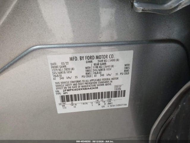 2022 FORD EDGE SE 9