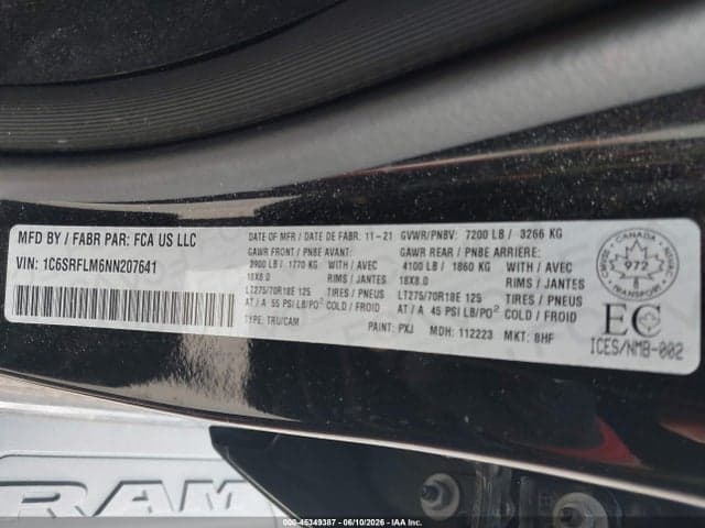 2022 RAM 1500 REBEL 9