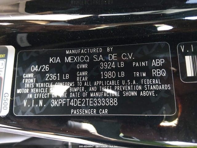 2026 KIA K4 LXS 9