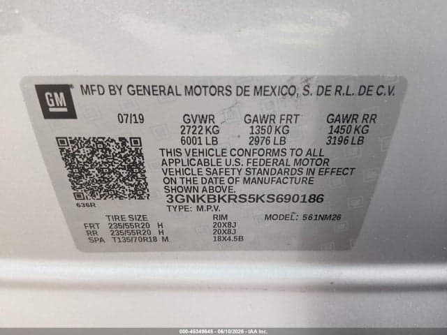 2019 CHEVROLET BLAZER PREMIER 9