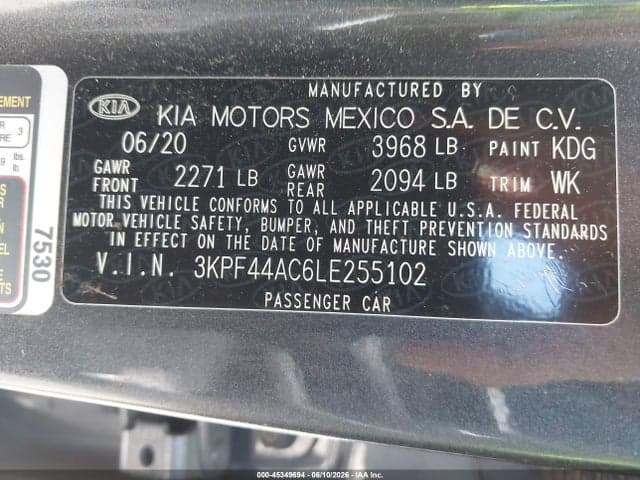 2020 KIA FORTE GT 9