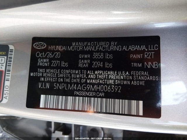 2021 HYUNDAI ELANTRA SEL 9