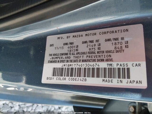 2016 MAZDA MAZDA3 I SPORT 9