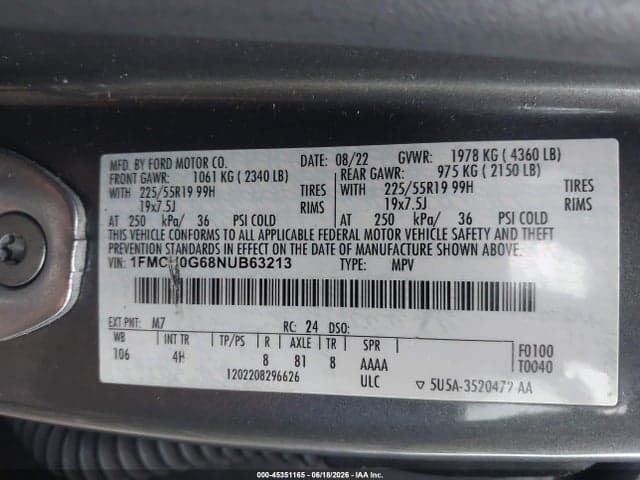 2022 FORD ESCAPE SE 9