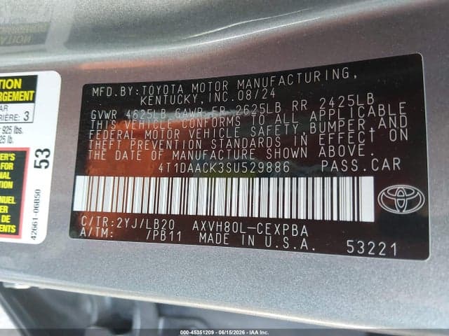 2025 TOYOTA CAMRY XSE 9