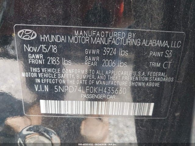 2019 HYUNDAI ELANTRA SE 9