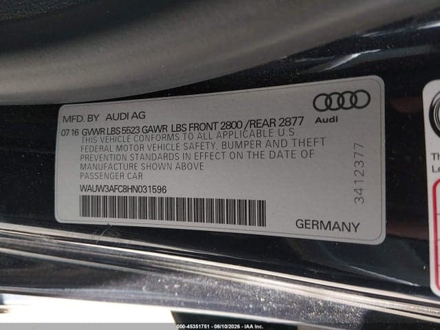 2017 AUDI A7 COMPETITION PRESTIGE 9