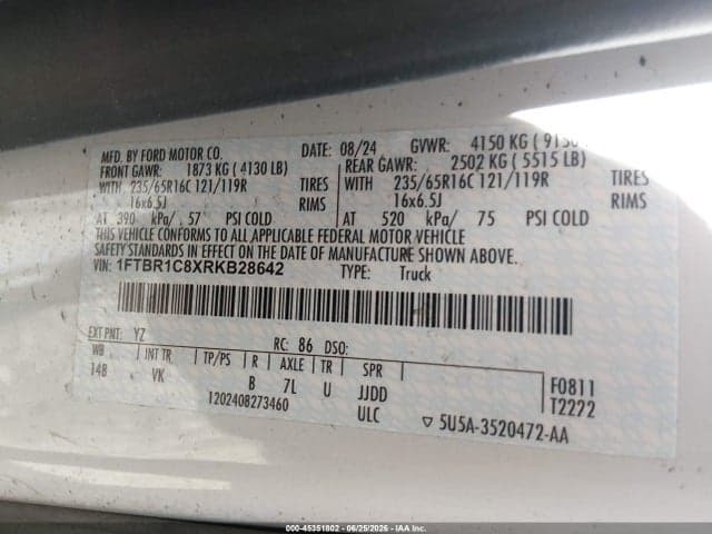 2024 FORD TRANSIT-250 4