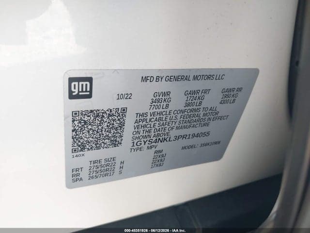 2023 CADILLAC ESCALADE ESV 4WD SPORT 9