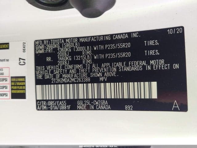 2021 LEXUS RX 350 9