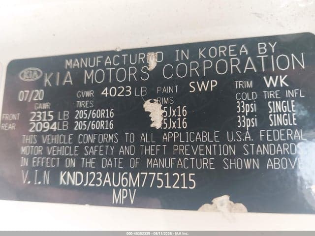 2021 KIA SOUL S 9