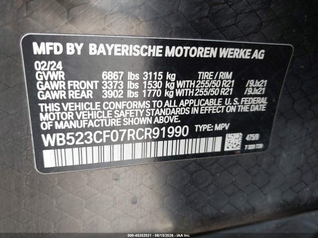 2024 BMW IX XDRIVE50 9