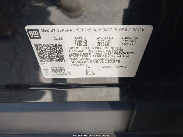 2022 CHEVROLET EQUINOX AWD 2FL 9