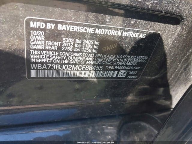 2021 BMW 540I XDRIVE 9