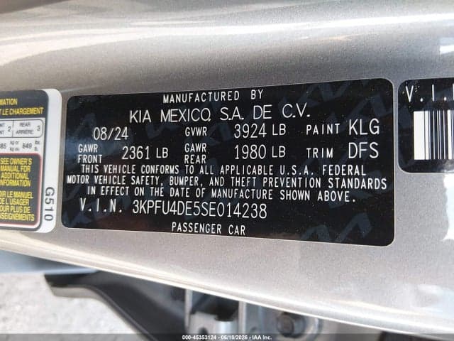 2025 KIA K4 EX 9