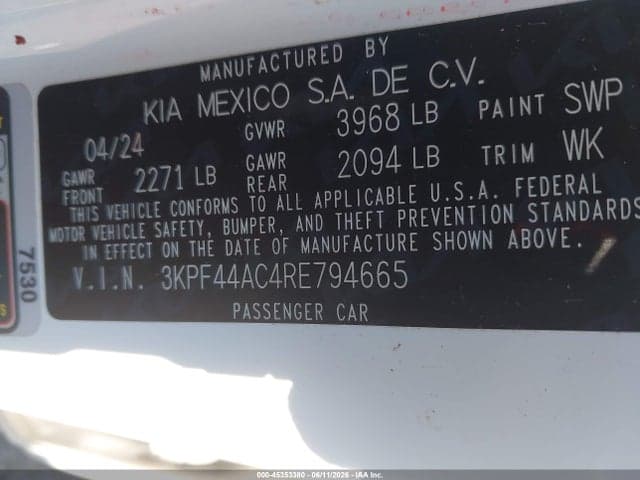 2024 KIA FORTE GT 9