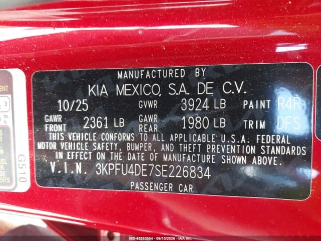 2025 KIA K4 EX 9
