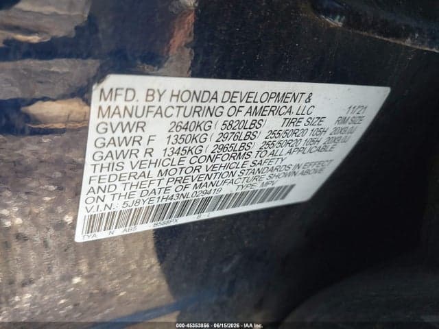 2022 ACURA MDX TECHNOLOGY PACKAGE 9