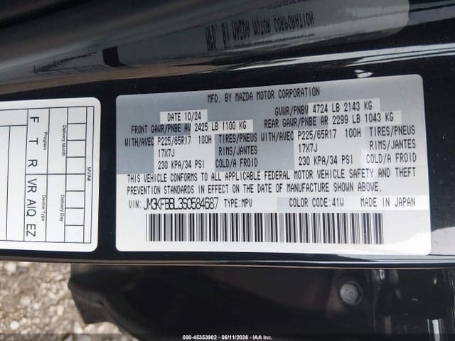 2025 MAZDA CX-5 2.5 S SELECT 9