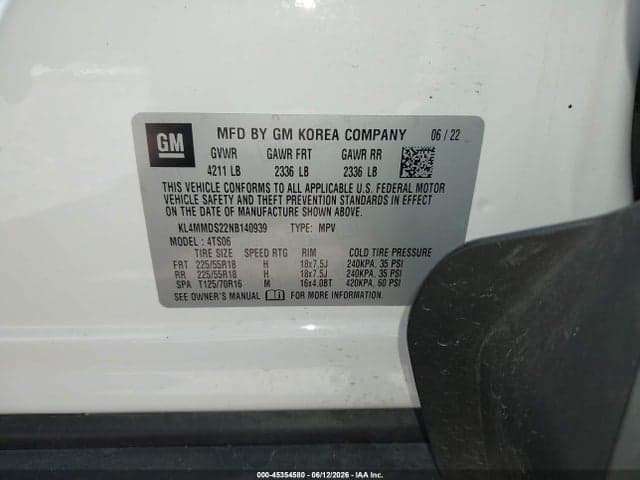 2022 BUICK ENCORE GX FWD SELECT 9
