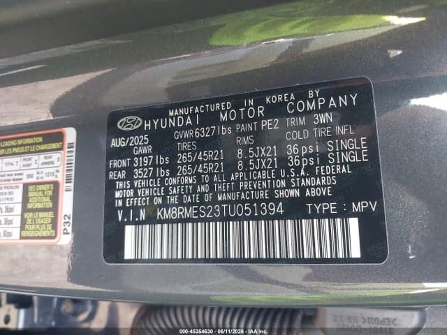 2026 HYUNDAI PALISADE CALLIGRAPHY 9