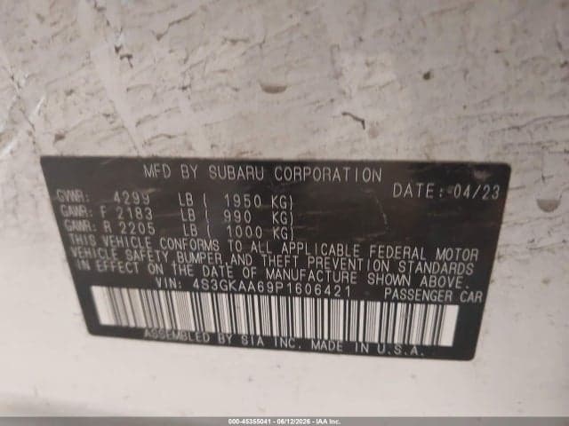 2023 SUBARU IMPREZA BASE 9