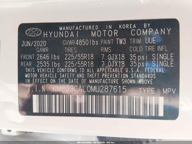2021 HYUNDAI TUCSON ULTIMATE 8