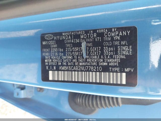 2022 HYUNDAI KONA SEL 9