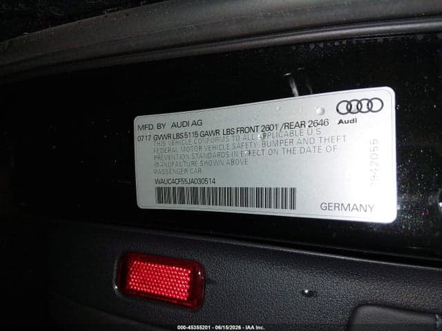 2018 AUDI S5 3.0T PREMIUM PLUS 9