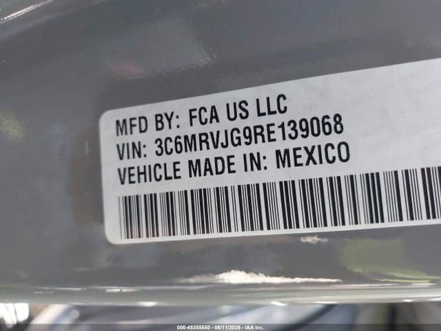 2025 RAM PROMASTER 3500 9