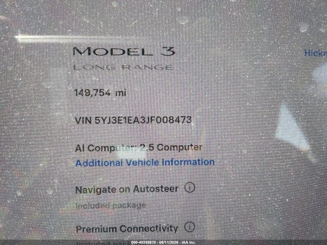 2018 TESLA MODEL 3 LONG RANGE/MID RANGE 14