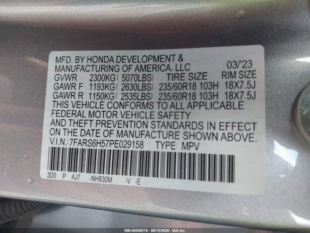 2023 HONDA CR-V HYBRID SPORT 9