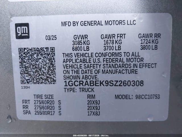 2025 CHEVROLET SILVERADO 1500 2WD STANDARD BED CUSTOM 9