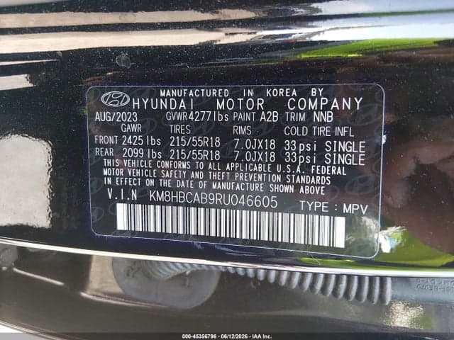 2024 HYUNDAI KONA SEL 9