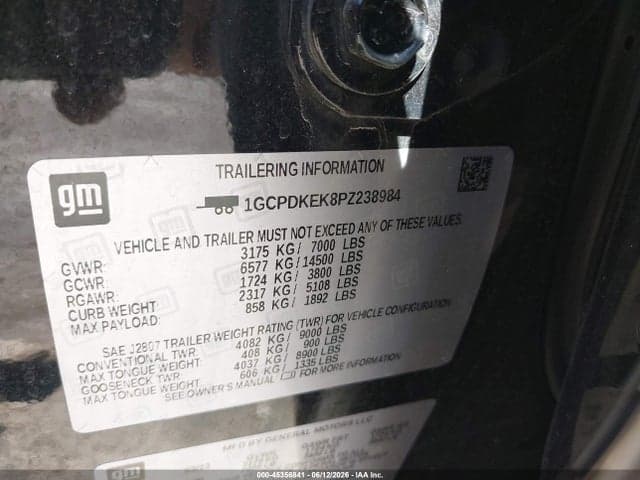 2023 CHEVROLET SILVERADO 1500 4WD SHORT BED LT WITH 2FL 9