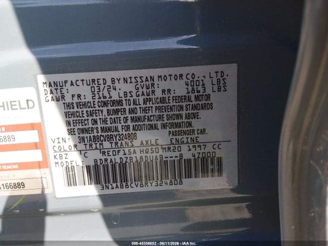 2024 NISSAN SENTRA SV XTRONIC CVT 9