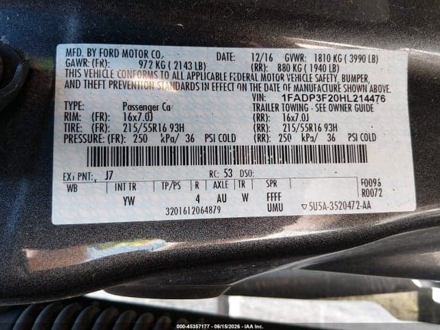 2017 FORD FOCUS SE 9