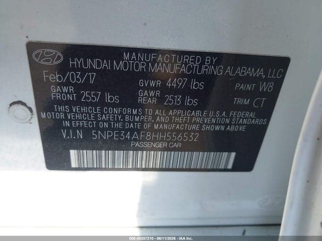 2017 HYUNDAI SONATA SPORT 9