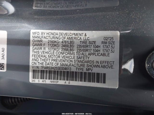 2025 HONDA CR-V LX 2WD 9