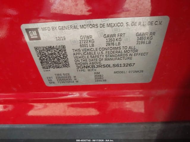 2020 CHEVROLET BLAZER AWD 3LT 9