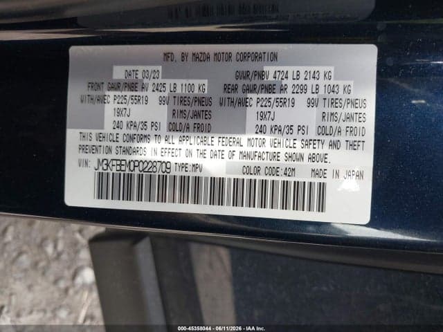 2023 MAZDA CX-5 2.5 S PREMIUM PLUS 9