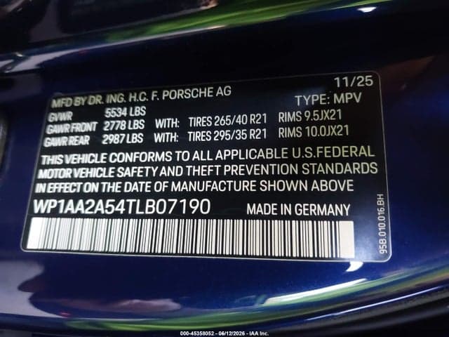 2026 PORSCHE MACAN T 9