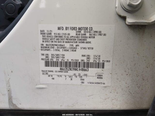 2021 FORD ECOSPORT TITANIUM 9
