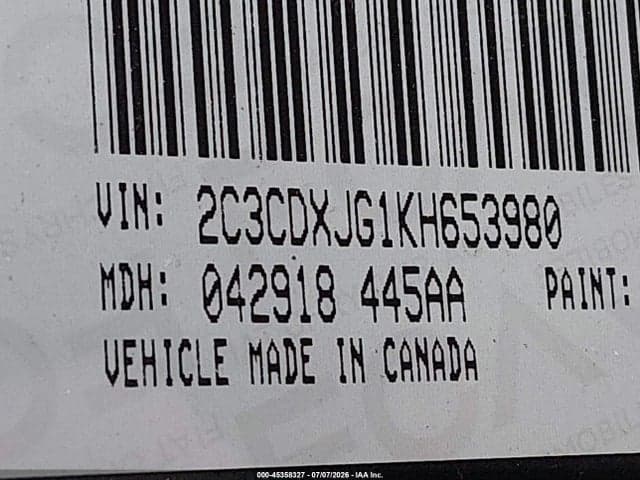 2019 DODGE CHARGER SXT AWD 9