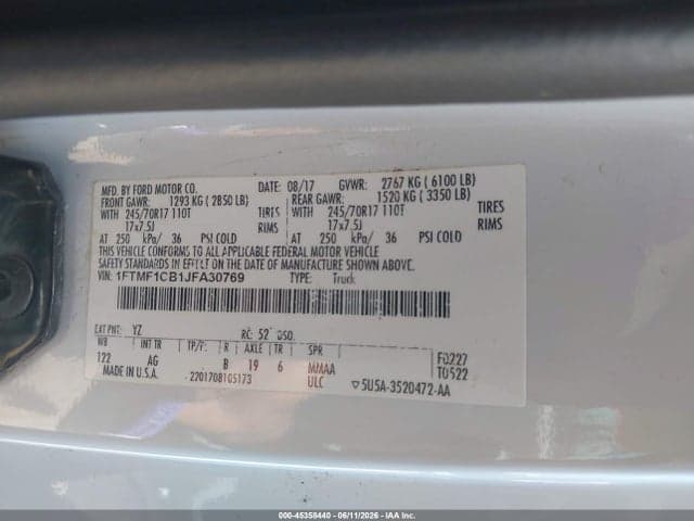 2018 FORD F-150 XL 9