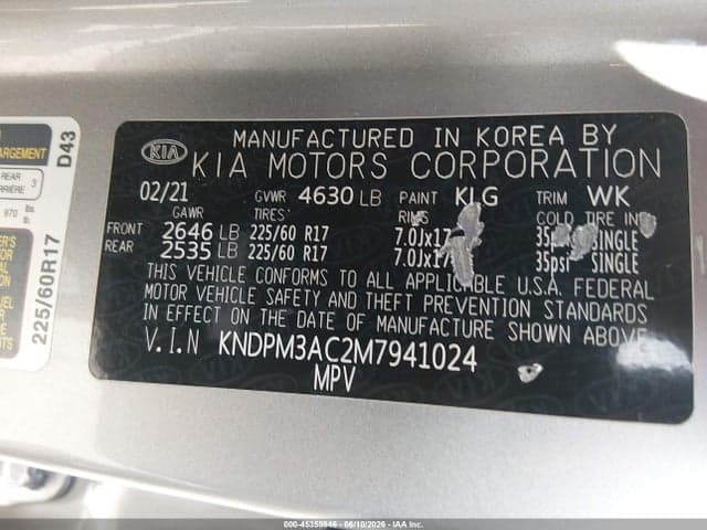 2021 KIA SPORTAGE LX 9
