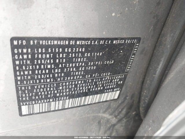 2023 VOLKSWAGEN TIGUAN 2.0T SE R-LINE BLACK 9