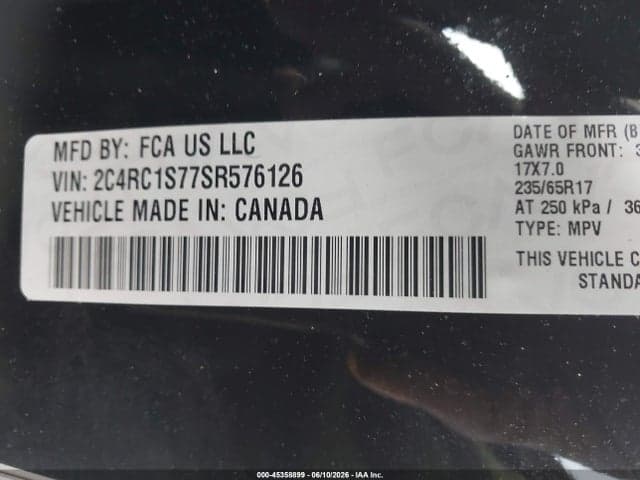 2025 CHRYSLER PACIFICA HYBRID SELECT 9