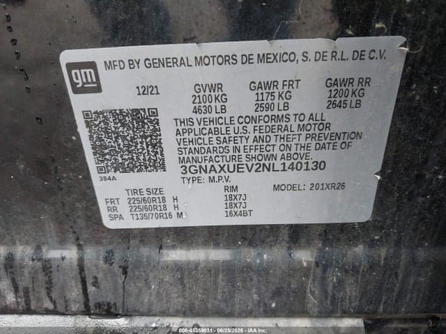 2022 CHEVROLET EQUINOX AWD LT 9