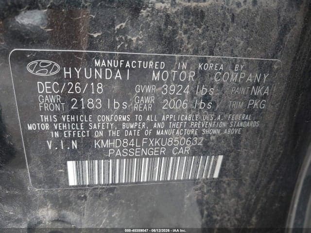 2019 HYUNDAI ELANTRA VALUE EDITION 9